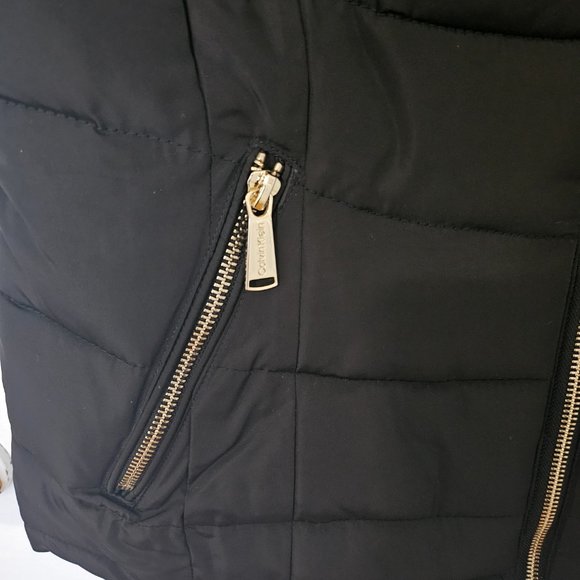 Calvin Klein Outerwear Puffer Vest Black S (NWOT) - Picture 7 of 11